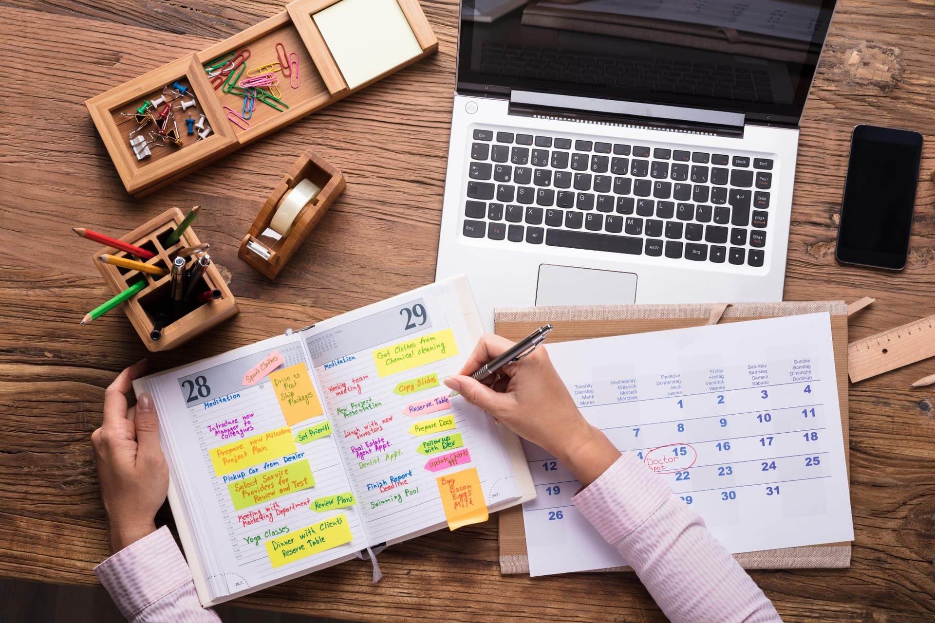 We create a customized cleaning schedule